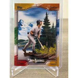 2025 Topps x Bob Ross Don Mattingly Joy of Baseball Yankees #64 Serial 07/99